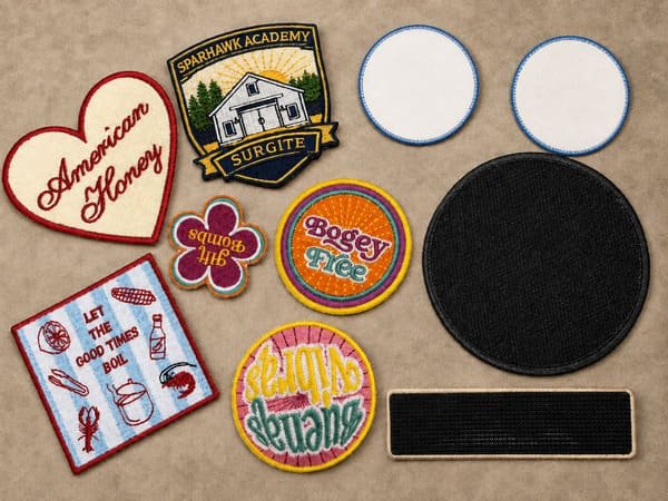 Embroidered Velcro Patches
