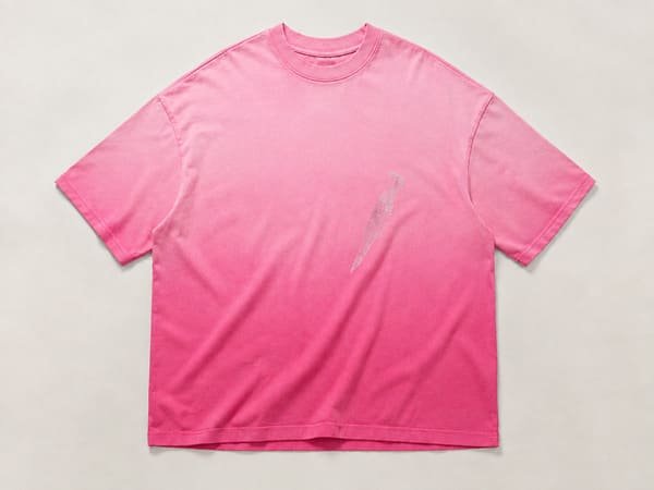 Clothes with adhesive tape marks
