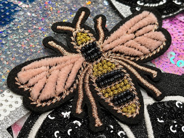 Sequin + Toothbrush Embroidery