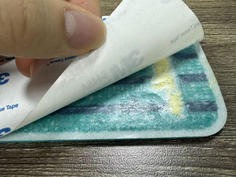 self-adhesive backing