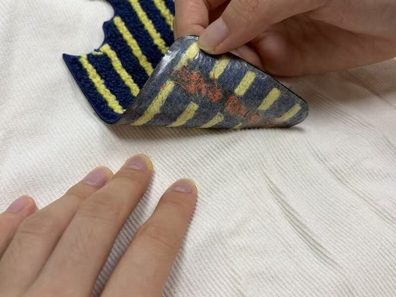 Peel off the patch