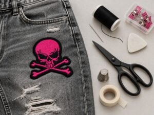 Sew a Patch on Jeans
